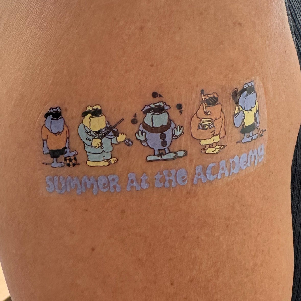 Summer Programs Temporary Tattoo