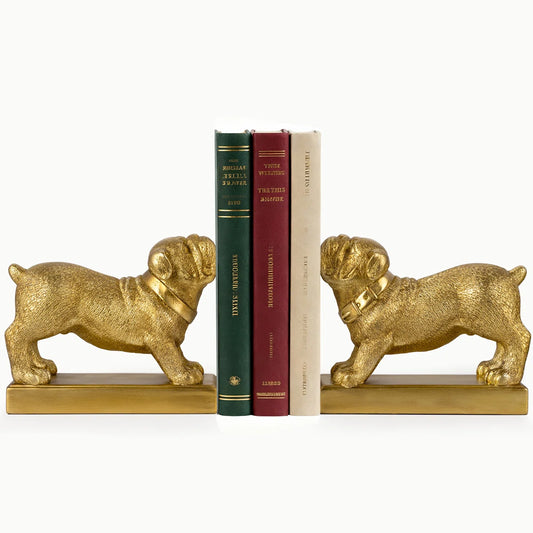 Bulldog Bookends/Doorstoppers - Set of 2