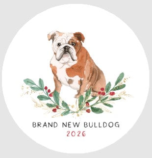 Brand New Bulldog 2026 Ornament