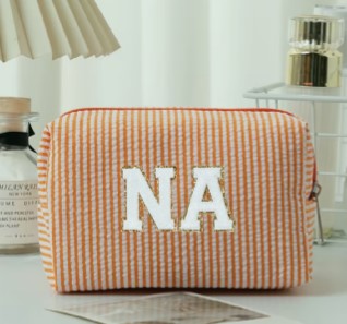 NA Striped Toiletries Bag - 2 colors